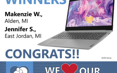 Laptop Giveaway Winners!!